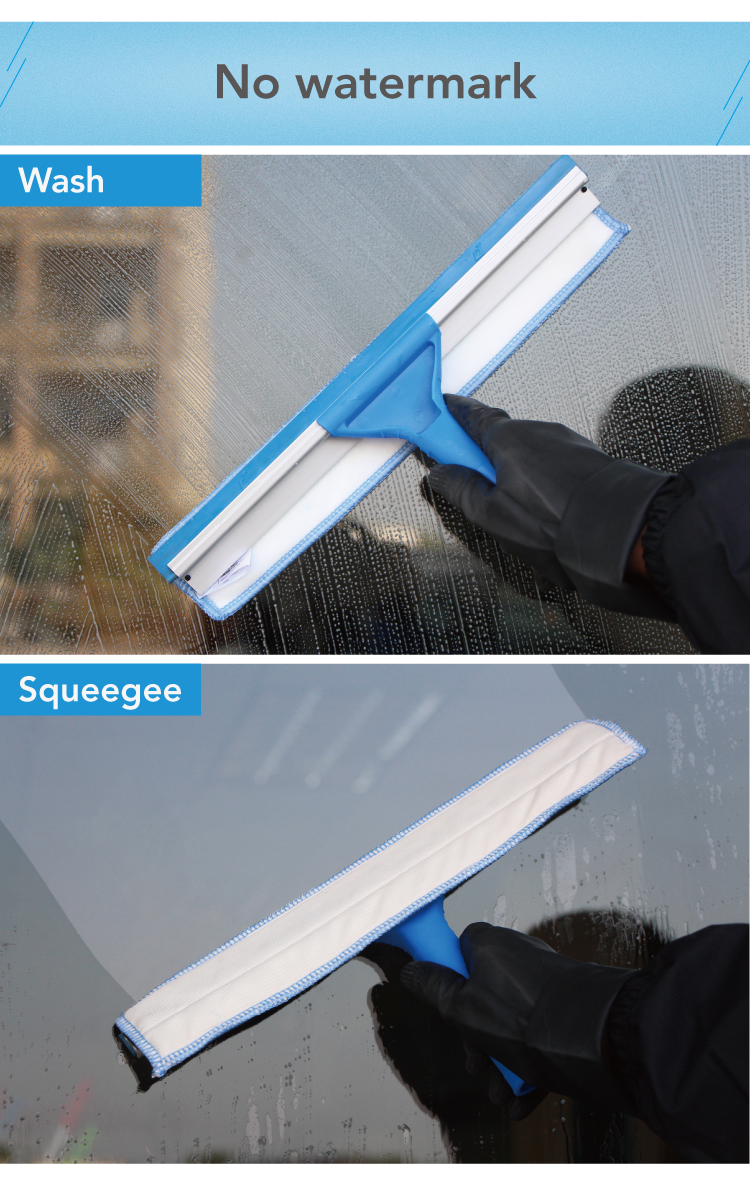 CT 2 In 1 Combo Window Squeegee - Cleanic Cleaning Equipment